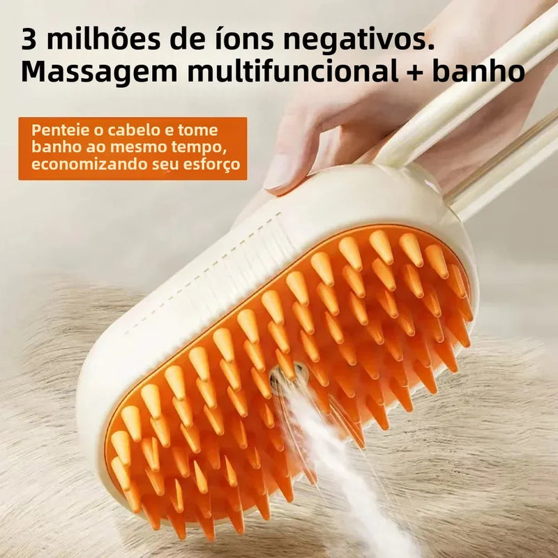 Pente Massageador Spray Elétrico