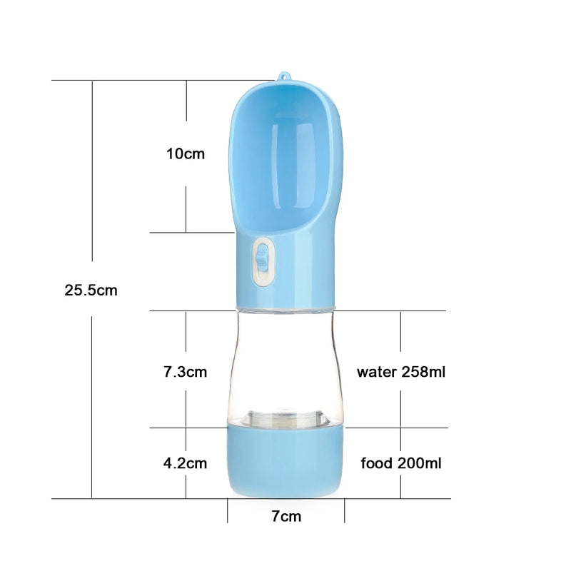 Garrafa de água portátil para seus pets